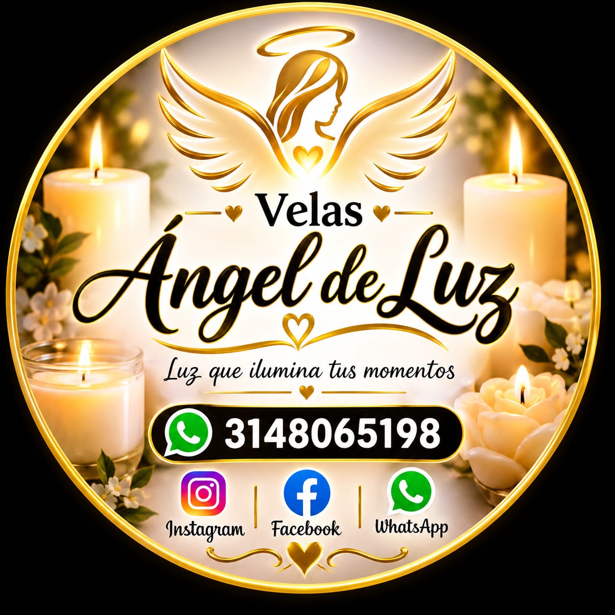 Velas Ángel de Luz